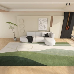 Light Luxury Carpets for Living Room Fluffy Soft Lounge Abstract Rug Large Area Thick Bedroom Decor Carpet  Home Plush Floor Mat