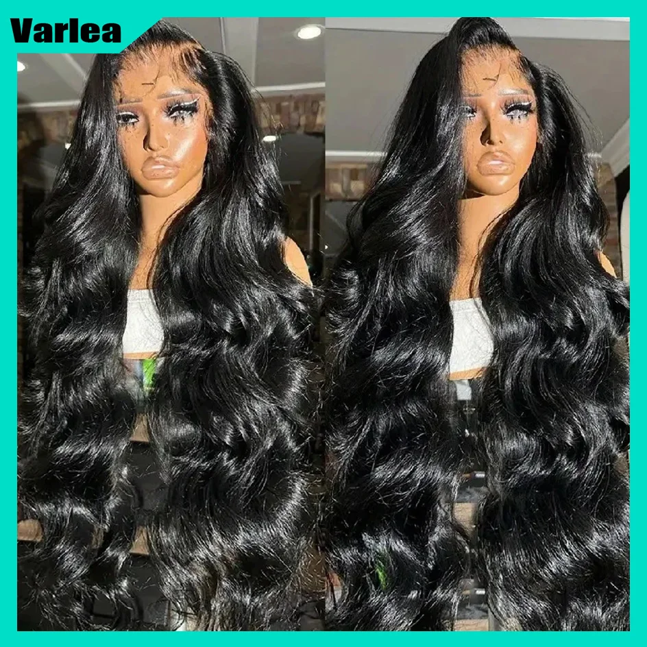 Varlea 200% Density 13x4 Hd Lace Frontal Wigs Body Wave Human Hair Loose Body Wave Lace Front Wig 13x6 Black Wig Brazilian Hair