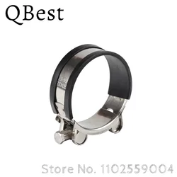Rubber Cushioned Strengthens Cable Clamp Hose Clamp Circular Air Water Pipe Fuel Hose Clips Of Water Pipe Insulated Clamps