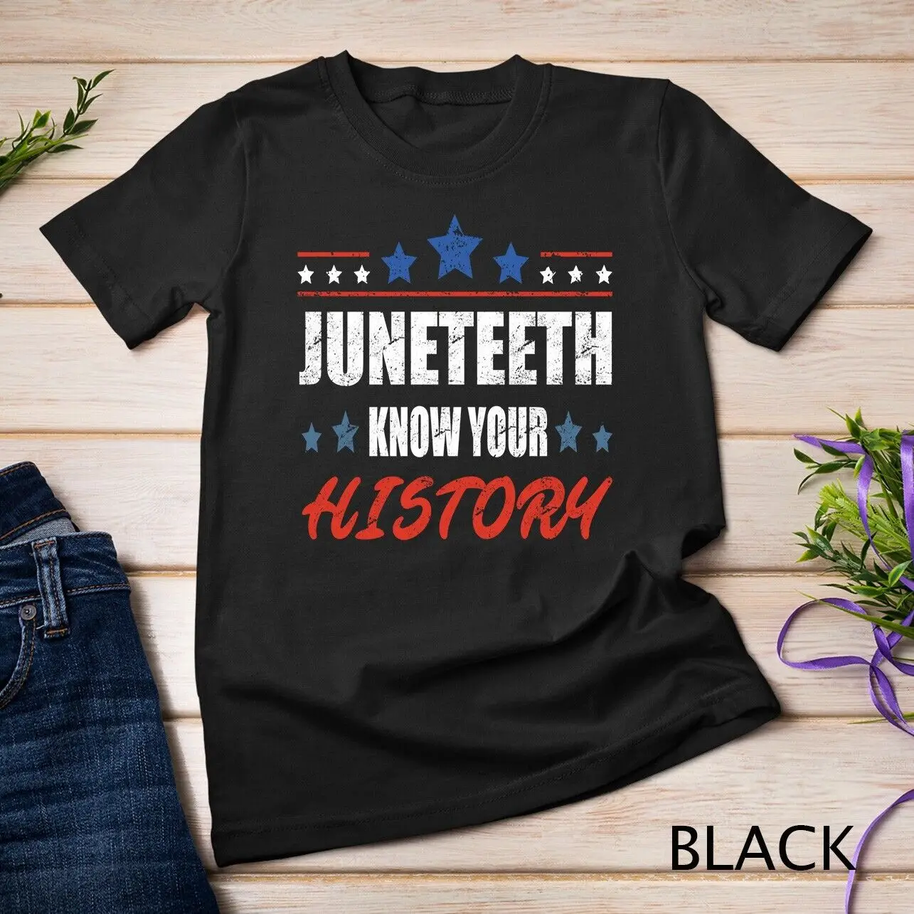 Juneteenth know your history anti 4th of july Unisex T-shirt