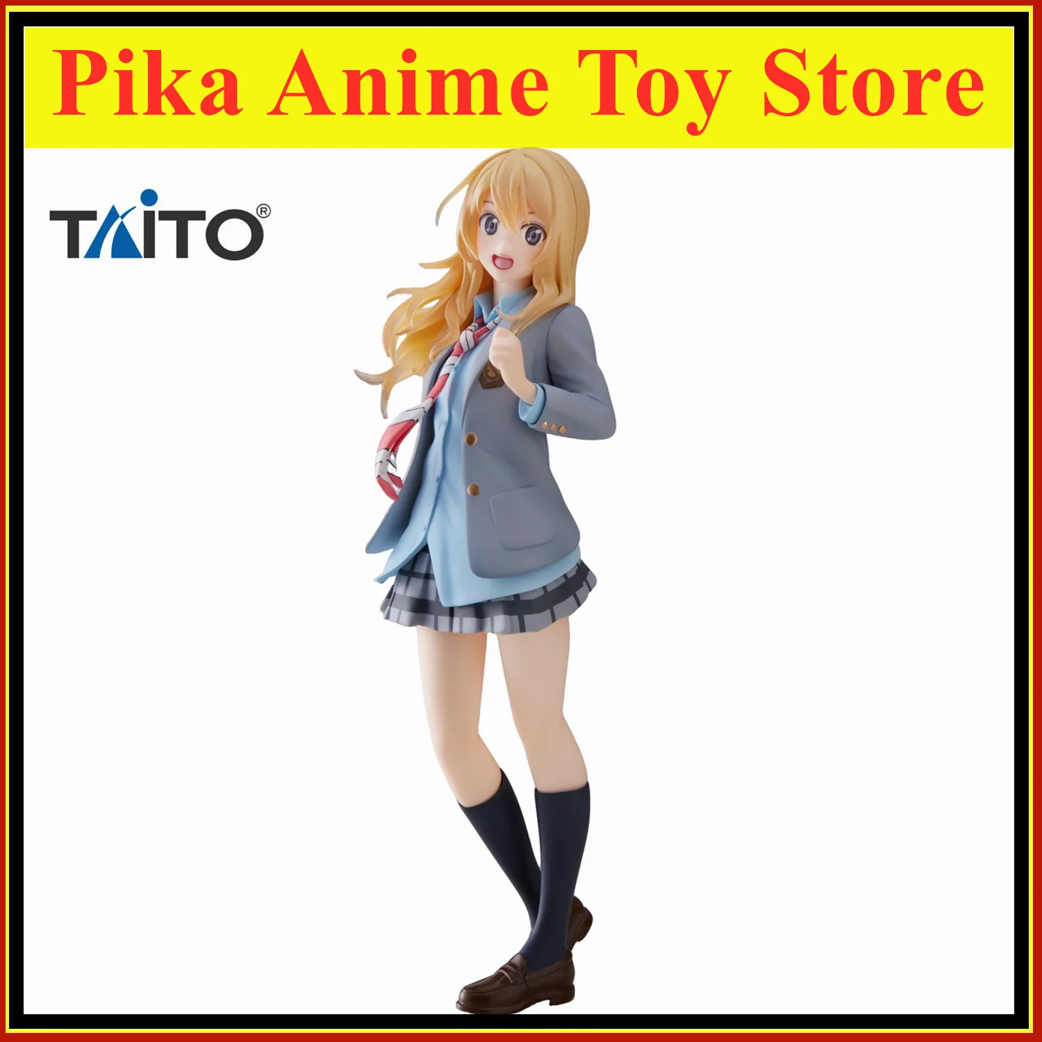 

Original TAITO Coreful Risa Taneda Anime Figure Your Lie in April PVC Model Collection Action Figurine Doll Gift