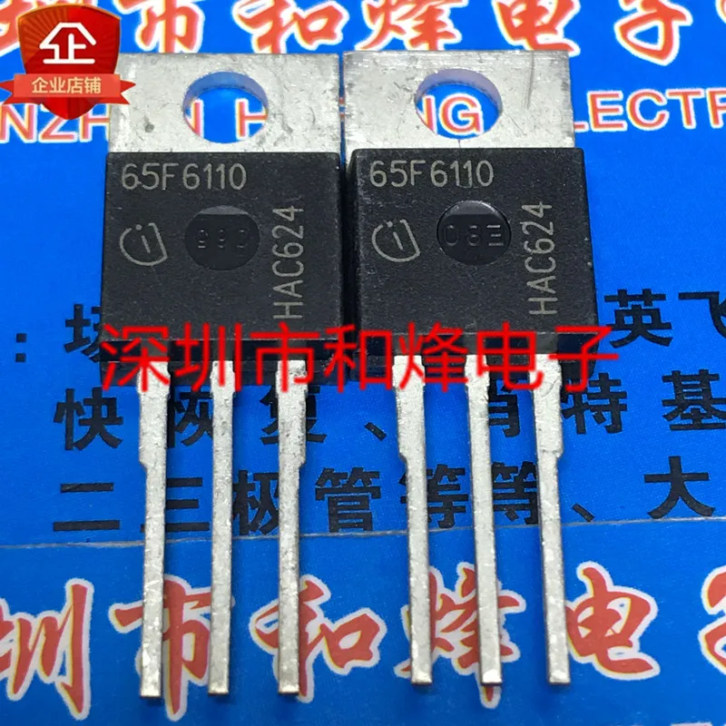 5PCS-10PCS 65F6110 IPP65R110CFD  TO-220 700V 99.6A On Stock  New And Origjnal