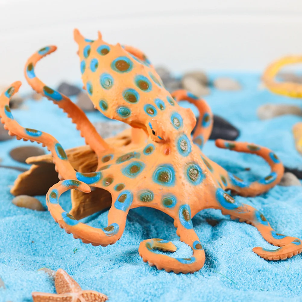 Neue Marine Tier Modell Realistische Lustige Octopus Figur Spielzeug Figuren Kinder Spielzeug Simulation Figur Kunststoff Octopus Modell