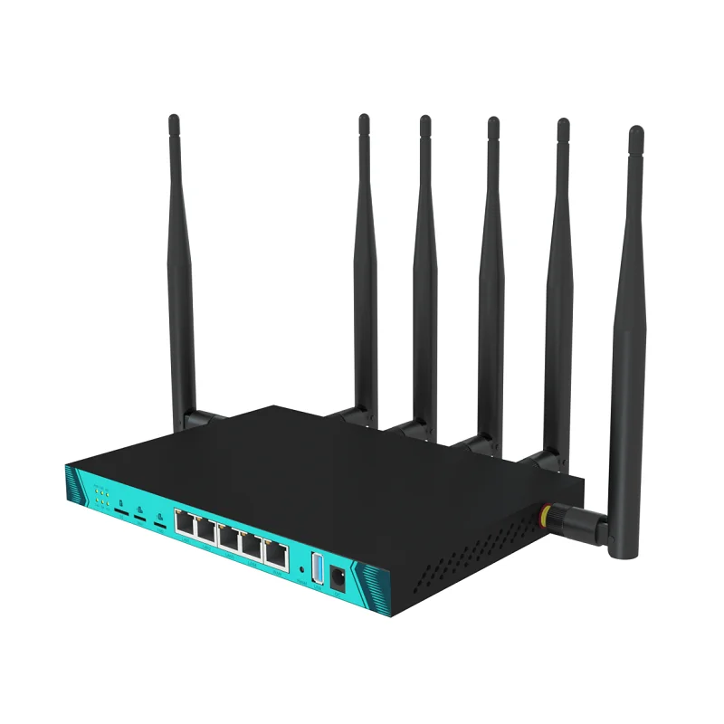 Imagem -02 - Gigabit Dual-card Multi-mode 1200m 4g Lte Dual Sim Card Router Openwrt Cat6 Router Wifi Modem com Sim Wg1602