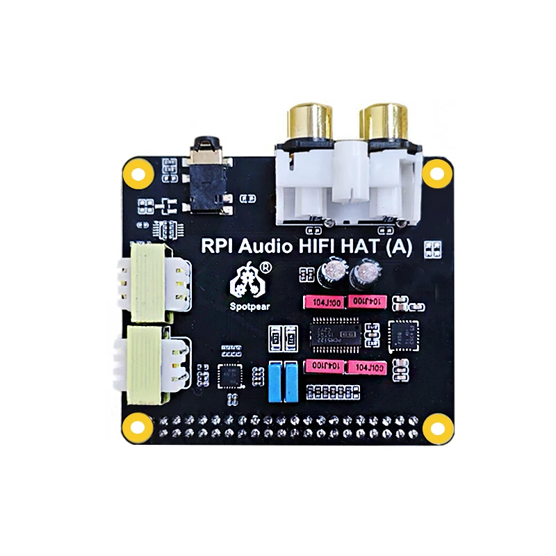 Raspberry Pi5 Audio HIFI HAT PCM5122 I2S بطاقة الصوت DAC أيضًا لسلسلة PI 5 / PI4 /PI3 /Zero