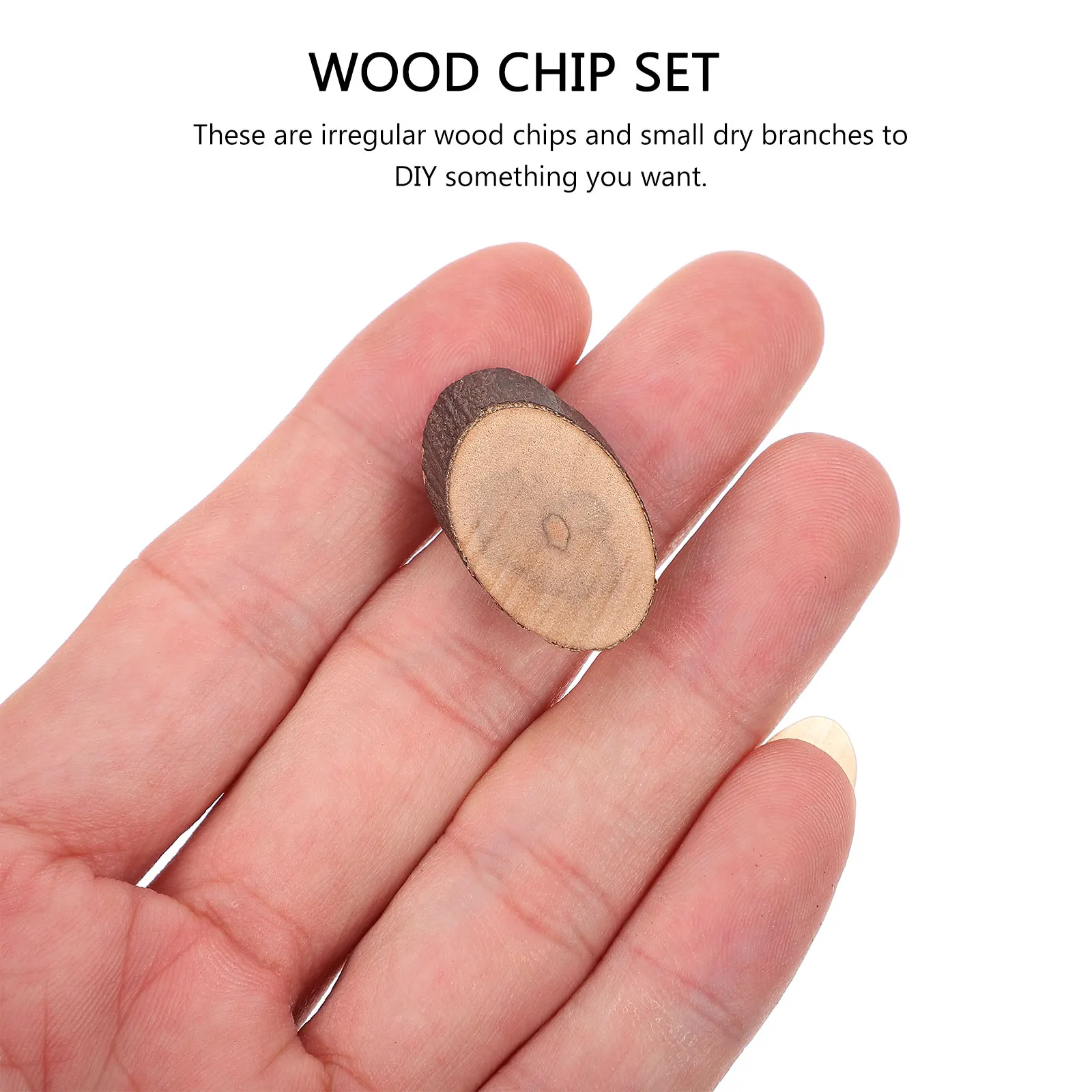 

1 set Wood Slices DIY Natural Material Craft Supplies Child Educational Toys Wooden Pendants Creative Kit Safe Durable