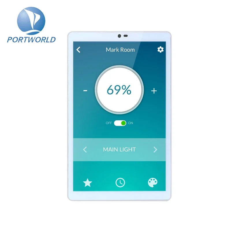 Embutido Painel Touch Screen para Smart Home Theater System, Tablet POE, Android AIO, 8 polegadas, montagem na parede