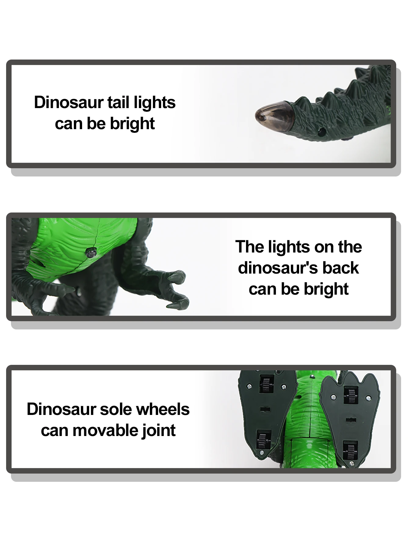 Electric Tyrannosaurus Rex Toy Suitable for children over 3 years old with light, sound effects Electric walking dinosaur