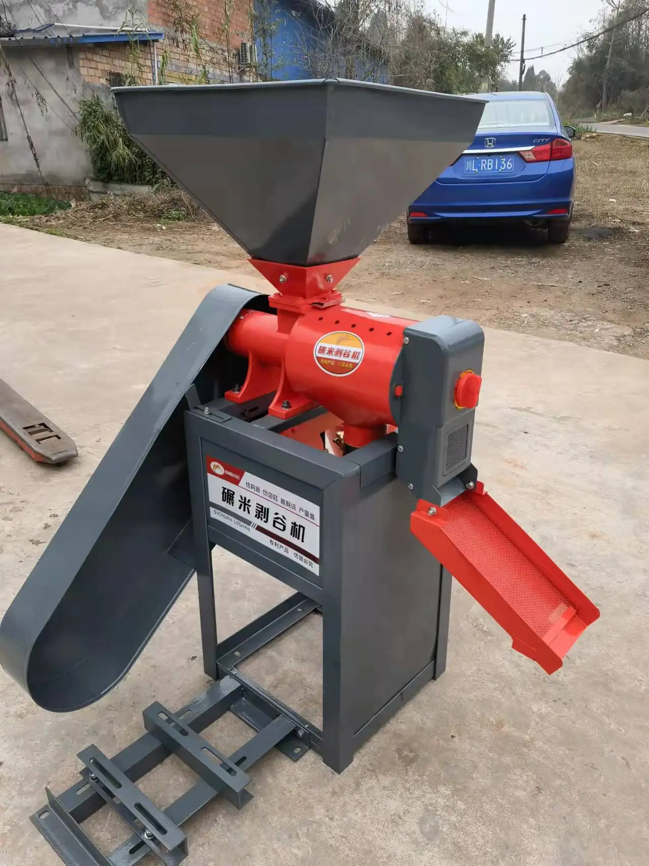 Mesin Pengolah Gandum 6N70 Mesin Penggiling Padi Gabungan