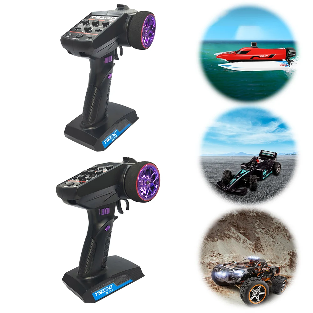 2.4G 4CH/7CH Remote Control Car and Ship Model Remote Control Digital Radio Transmitter with Receiver for RC Car RC Boat