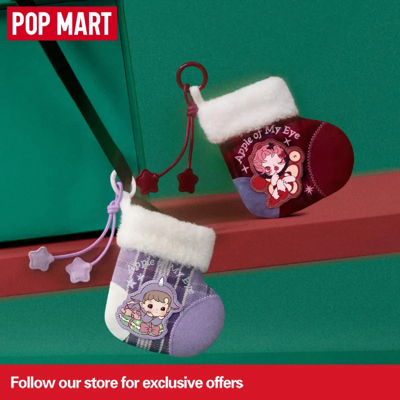 

POP MART Mini Bag APPLE OF MY EYE Series Blind Box Mystery Box Toys Kawaii Ornaments Figurines Home Decor Desktop Model Dolls