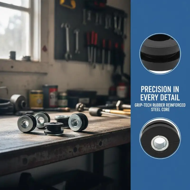 

5 комплектов резиновых втулок для мотоциклов с амортизирующими подушками, набор болтов, аксессуары для самостоятельной установки, круглые амортизирующие прокладки