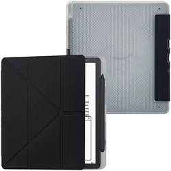Slimshell Soft Case for Kindle Scribe 10.2 Inch 2022/2024 Released, Premium PU Leather Stand Cover with Auto Sleep/Wake Pen Slot