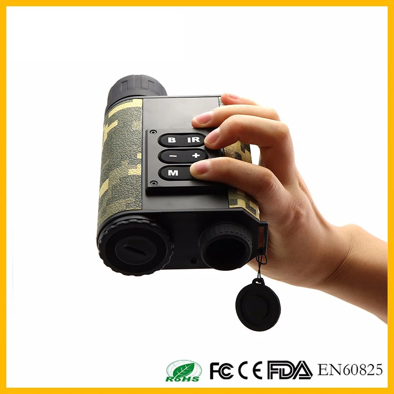 6X Optics Zoom 200 Meters Darkness IR Digital Night Vision Device 500m Laser Range Finder 6x32 Golf Measurement Rangefinder