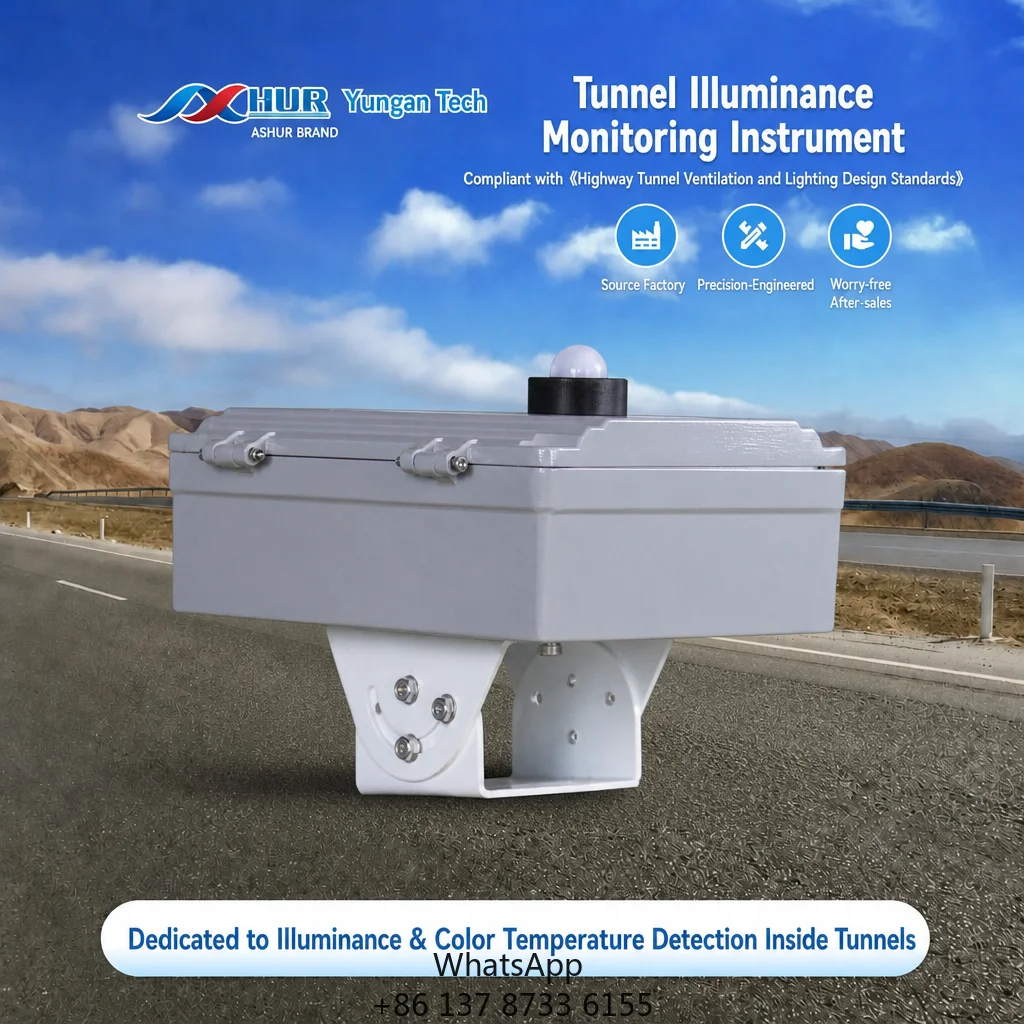 Factory Direct Sale Tunnel Environment Monitoring Equipment Luminance Brightness Detector Color Temperature Detector