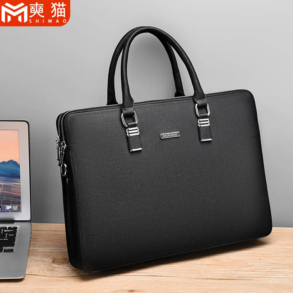 Fashion Single Shoulder Messenger Bag Men's Tote Bag Luxury Office Business Briefcase Handbag Men Large Capacity Cross Body Bag