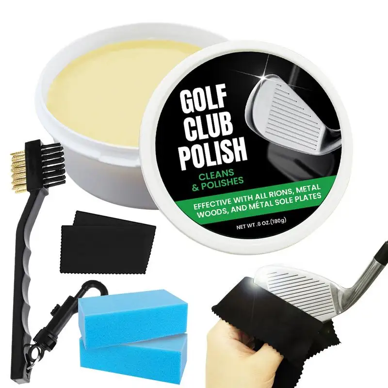 Kit de polissage pour club de golf, dissolvant de rayures sûr et inodore, nettoyant multi-usages pour rainures de golf, accessoires de golf, livraison directe