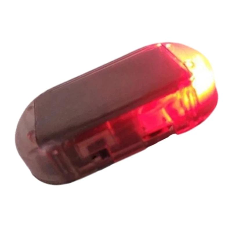 Wireless Solar Energy Warning Light Antitheft Caution Lamp Auto Induction Alarm LED Flashing for Travel Camping Safety