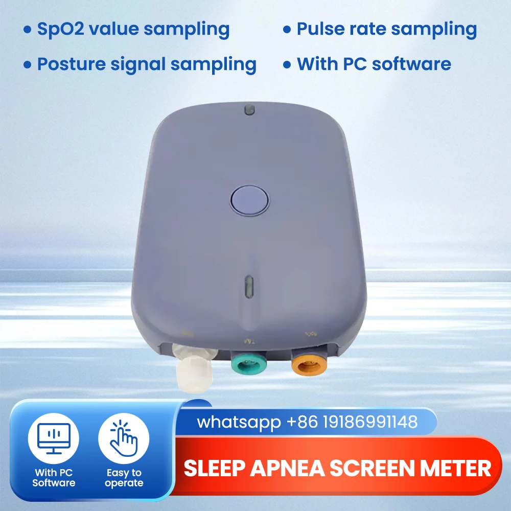 

Contec RS10 Sleep Apnea Screen Meter Spo2 PR Nasal Airflow Monitor Free PC Software Respiration