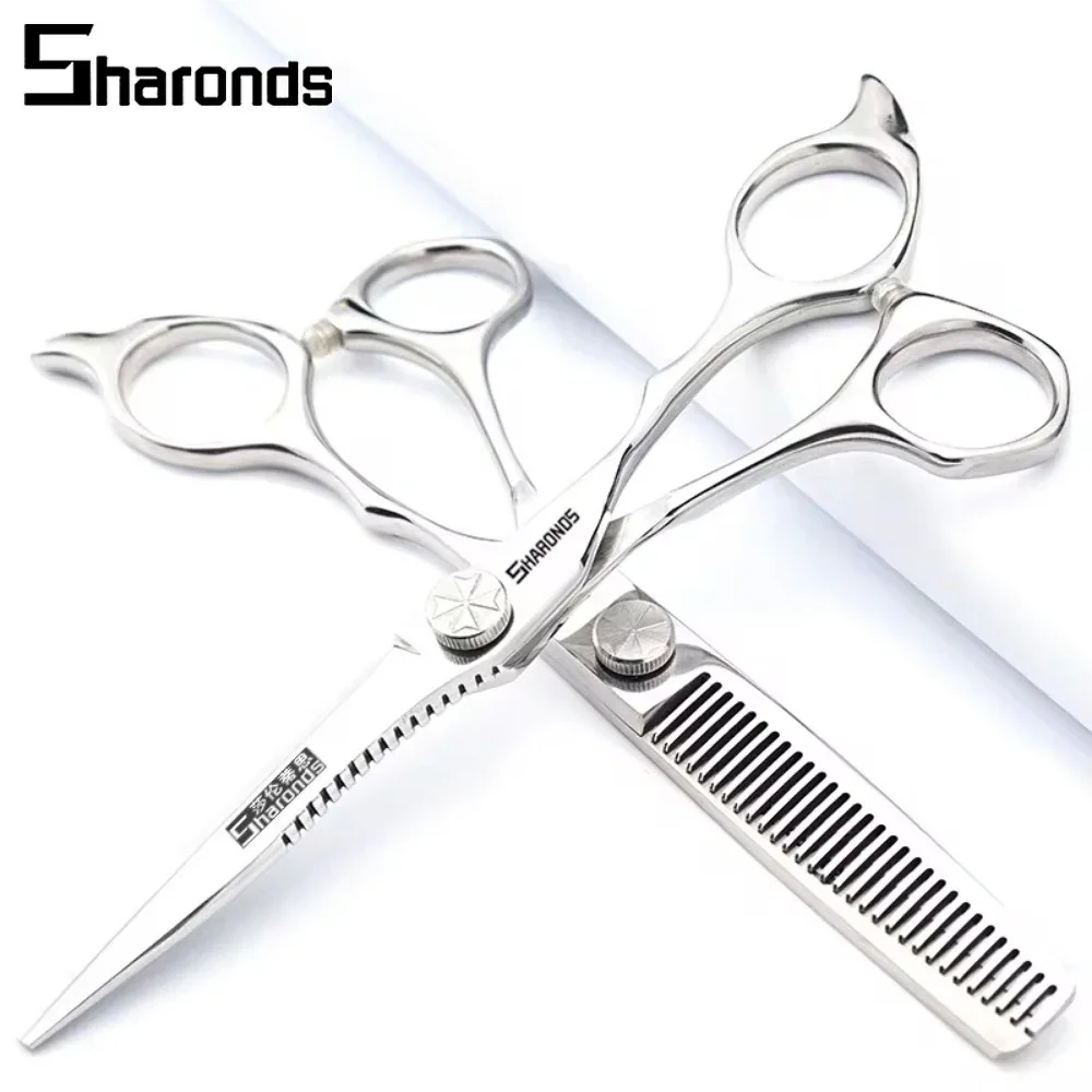 

SHARONDS Hairdressing Professional Scissors 440C Japanese Steel Hair Clippers Dedicated Hairdresser Clipers Hair Cutting Tools