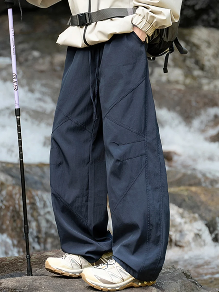 

American Sle Outdoor Mountain Climbing Trousers Men's Lightweight Functional Sle Workwear Long Pants Sports Loose Straigh...