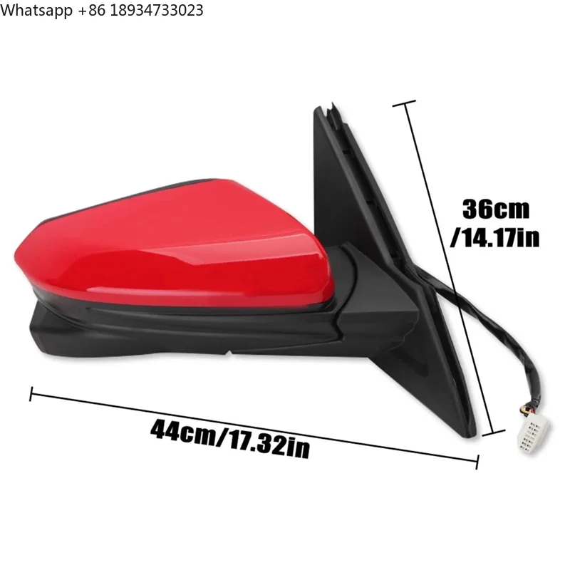 2016-2020 для Honda Civic Sedan, американская версия, зеркало заднего вида в сборе, камера, стильное 11-проводное дверное крыло, новые детали бокового зеркала