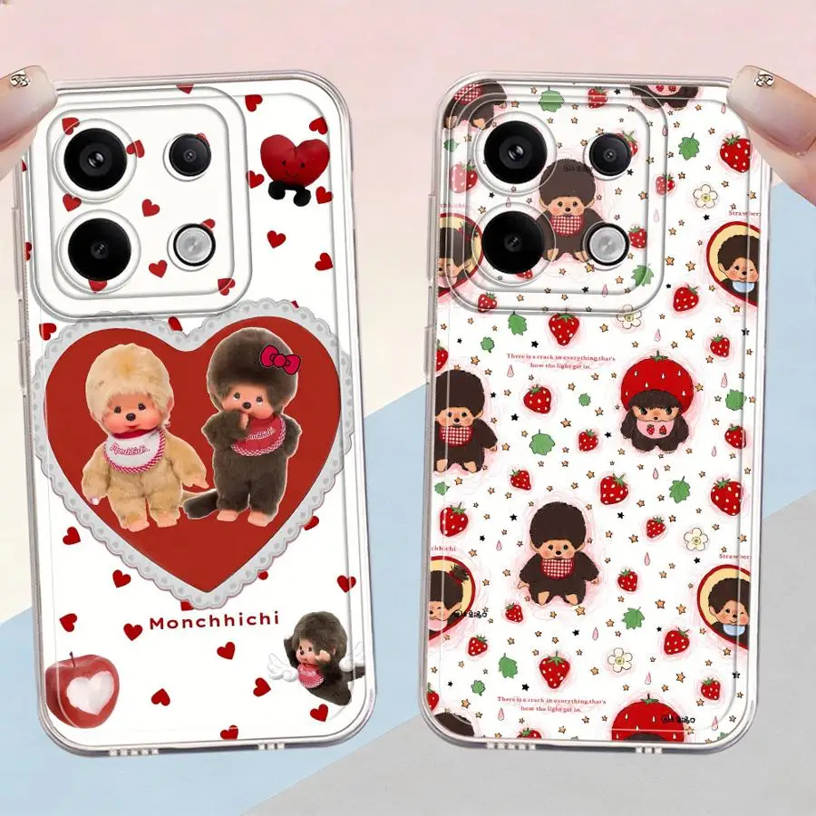 

Soft Phone Cover Case for Xiaomi Redmi Note 14 Pro Plus A4 9 10 12 13C 12S Note 13 14C 11 11S 10S Cartoon M-monch-hichis