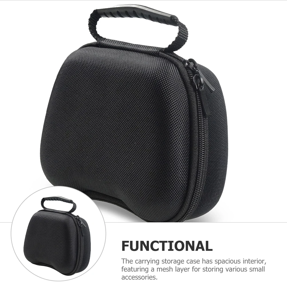 

Ergonomic Handle Game Controller Storage Travel Carrying Case Portable Gaming Console Protective Bag with Mesh Pocket for Men