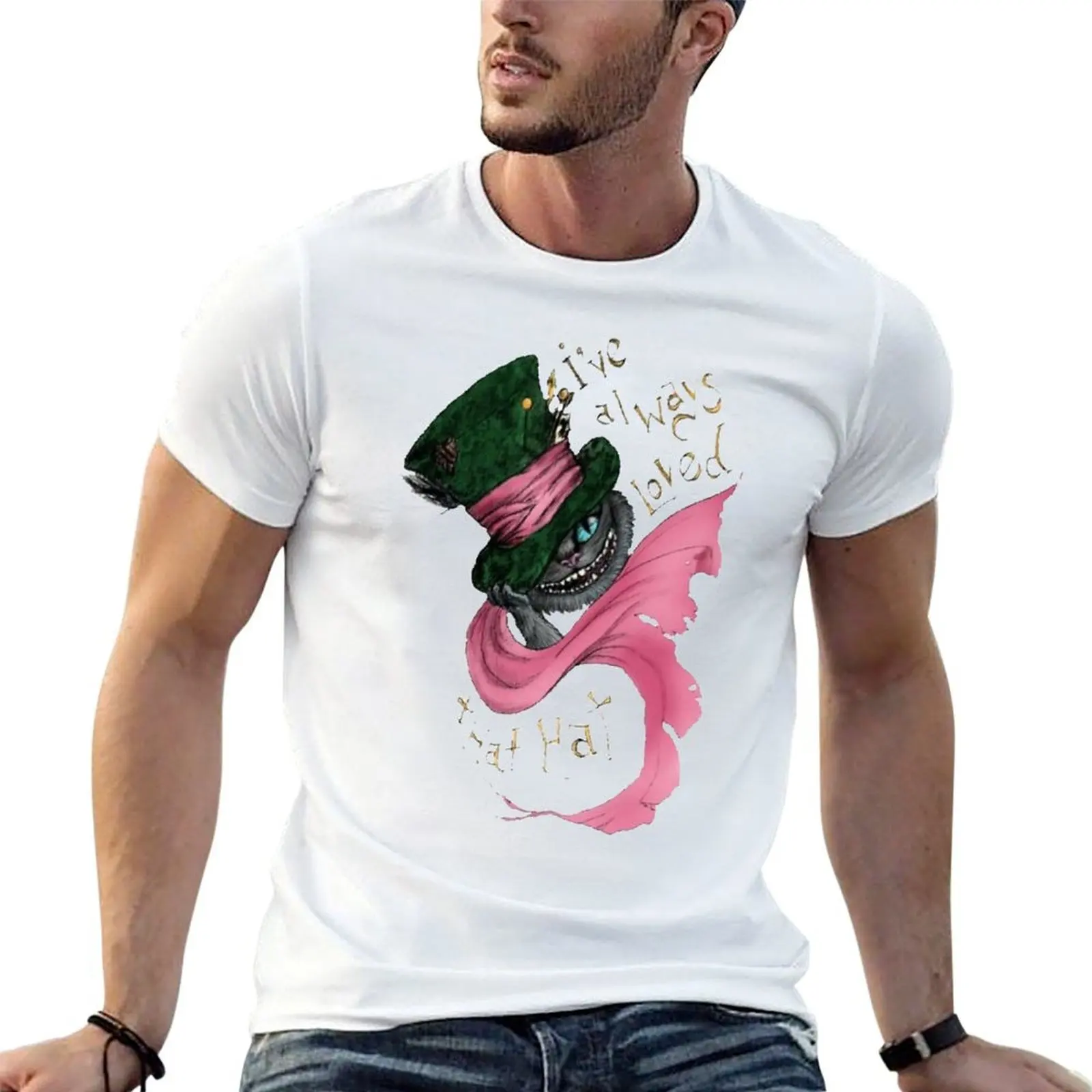 HAT LOVE T-Shirt vintage t shirts cotton man t-shirts t shirts men
