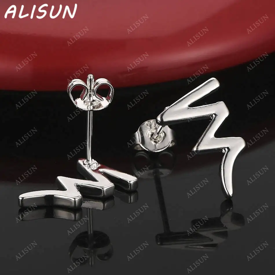 

ALISUN 925 Sterling Silver WaveEarrings Stud Earrings For Women Anniversary Gift Popular Wild Fashion Romantic Jewelry