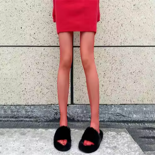 Trendix New Red Stockings Women Bodycon Super Elastic See Through Lace Pantyhose Autumn Sexy Slim Elegant Burgundy Tights Winter - Image 19