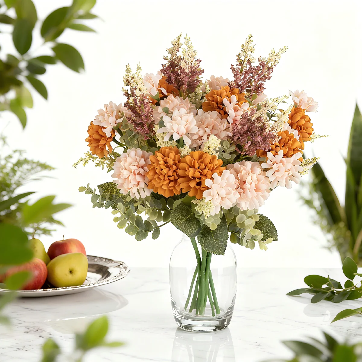 Silk Artificial Flowers Chrysa - Bonsai Garden Bench recension och pris