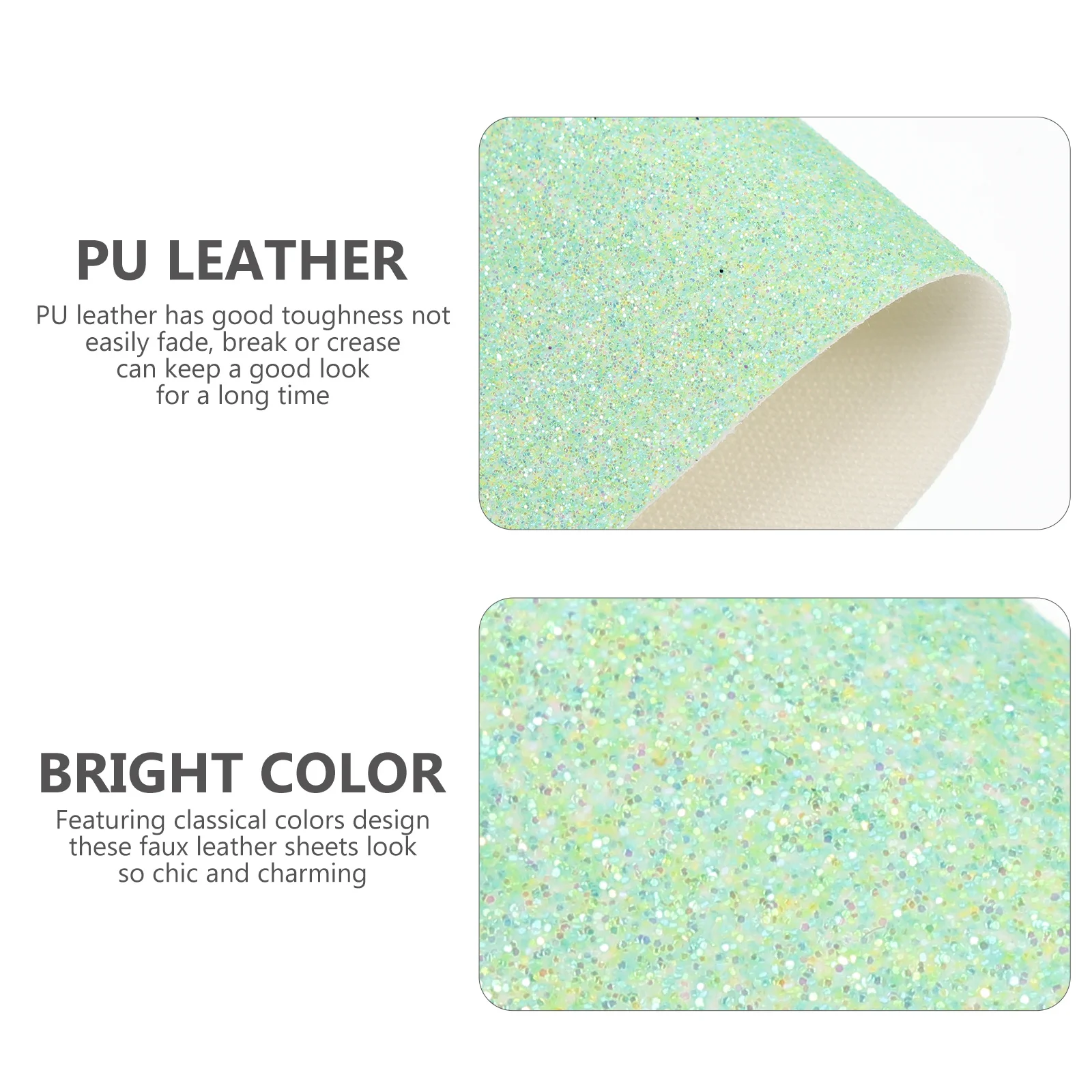 

10pcs Sheets For Crafts Diy Faux Fabric Bullet Fabric Bow Making Supplies Handbags Wallets Phone Covers
