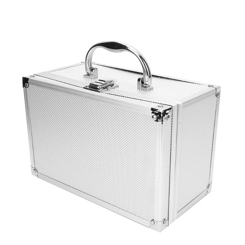 230*150*125mm Aluminum Alloy Toolbox Portable Display Case Instrumentation Box