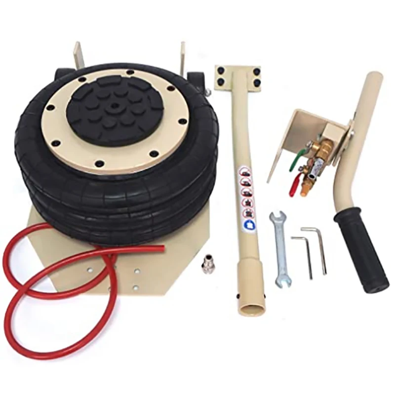Car Jack 3T Pneumatic Portable Lift Triple Stage Bag Air Go Jack Frame Alignment Car Truck Shop Lifting Equipment Tire Change