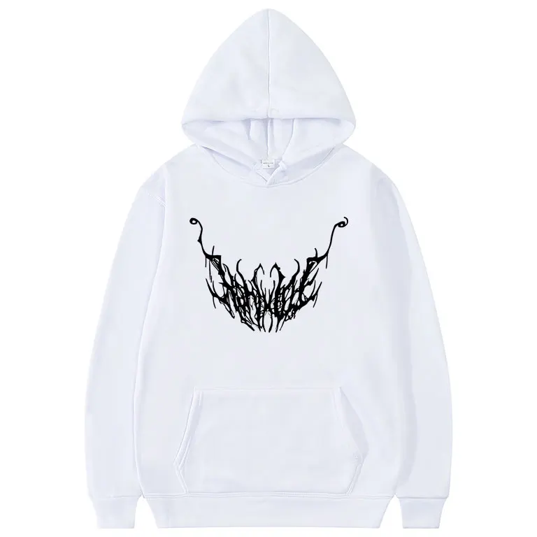 Rapper Playboi Carti Opium Merch Gothic Rock Style Graphic Hoodie Male Hip Hop Vintage Sweatshirt Men Casual Oversized Hoodies