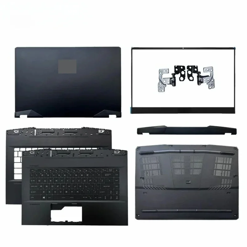 For MSI Vector GP66 11UG MS-1542 LCD Back Cover/Bezel/Upper Case Palmrest WIth Keyboard/Bottom Case/Hinges Cover