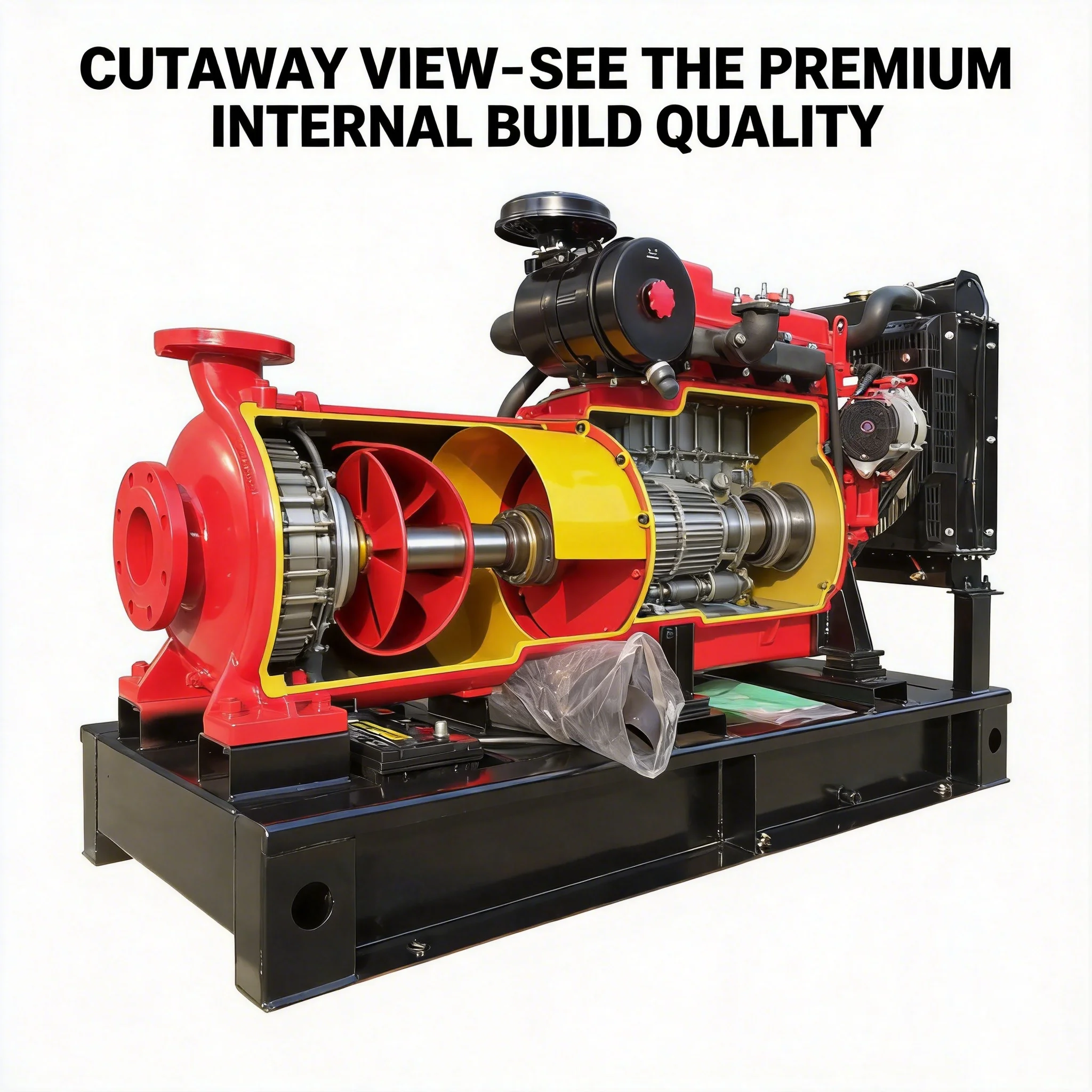 High Pressure Fire Pump Fire Pump Diesel Engine 20hp Fire Truck Water Pumps High Pressure Water Pump