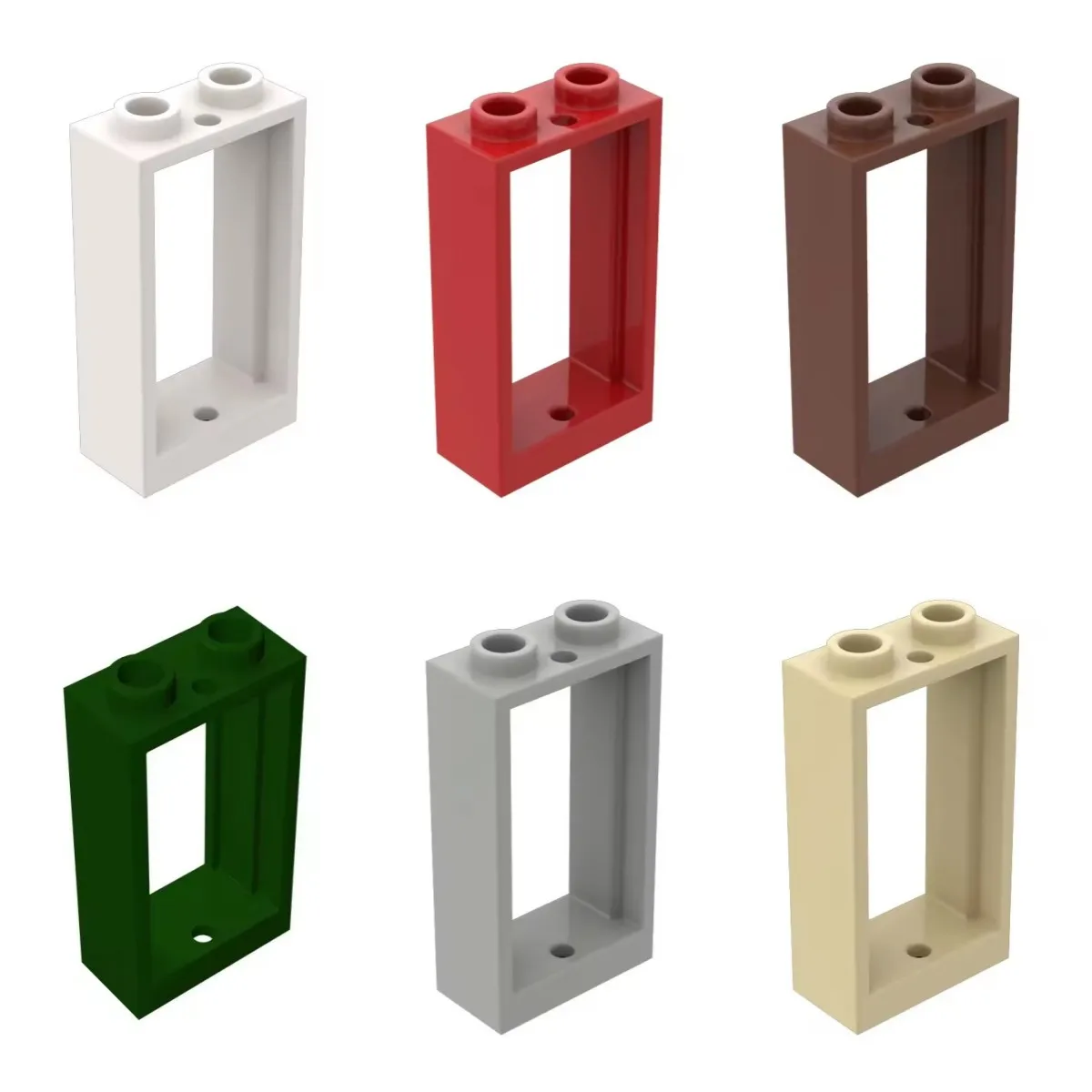 

100pcs Bricks frame 1X2X3 Window Compatible with 60593 children's Assembles Building Blocks Educational Creative Parts