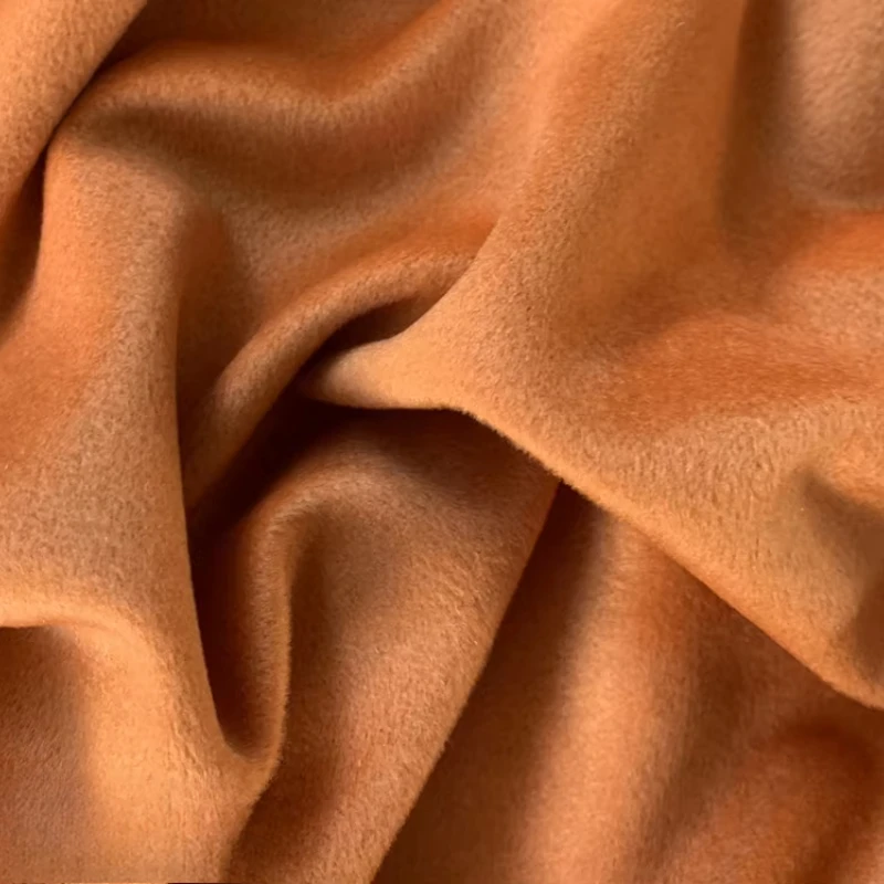 High End Thickened Autumn Winter Single Sided Cashmere Wool Woolen Fabric Solid Color Wool Fabric Clothing DIY Coat Pants Fabric