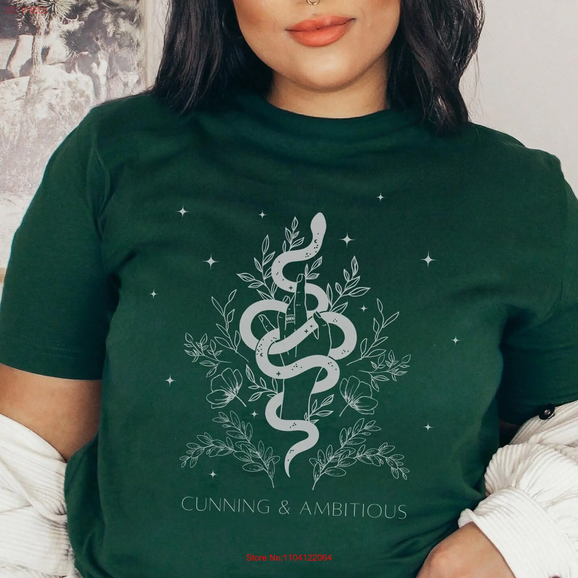 Футболка со змеиным принтом «Волшебный дом», футболка с длинными или короткими рукавами для занятий спортом, школы