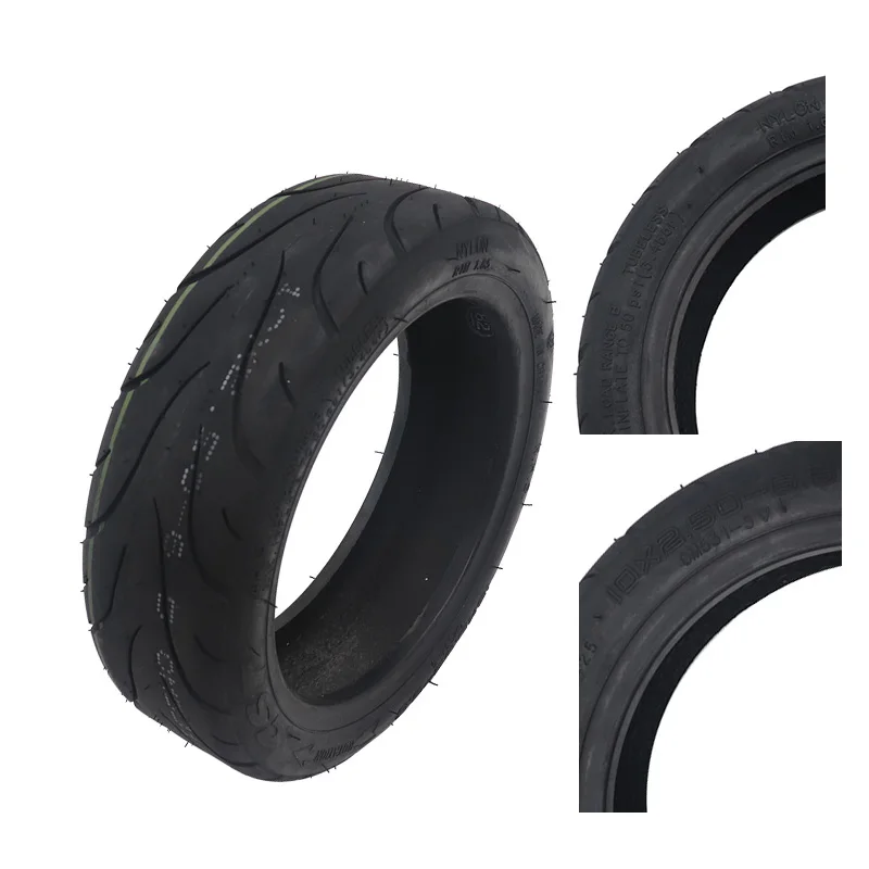 10 Inch Tires Semi City / Off-Road Tyres 10X2.50-6.5 Tubeless Tire for 10 Inch Electric Scooter Accessories Wear Resistant