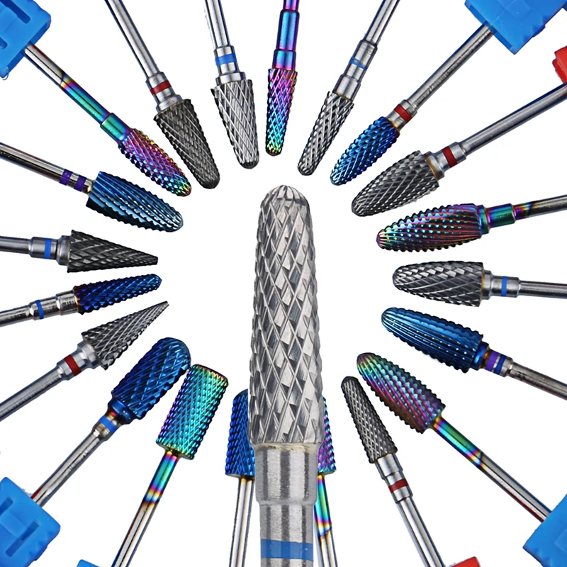 1 stücke Hartmetall Bit für Vail Bohrer 3/32'' Bits Maniküre Pediküre Entferner Werkzeuge für Acryl Gel Nägel Salon hause Bohrer