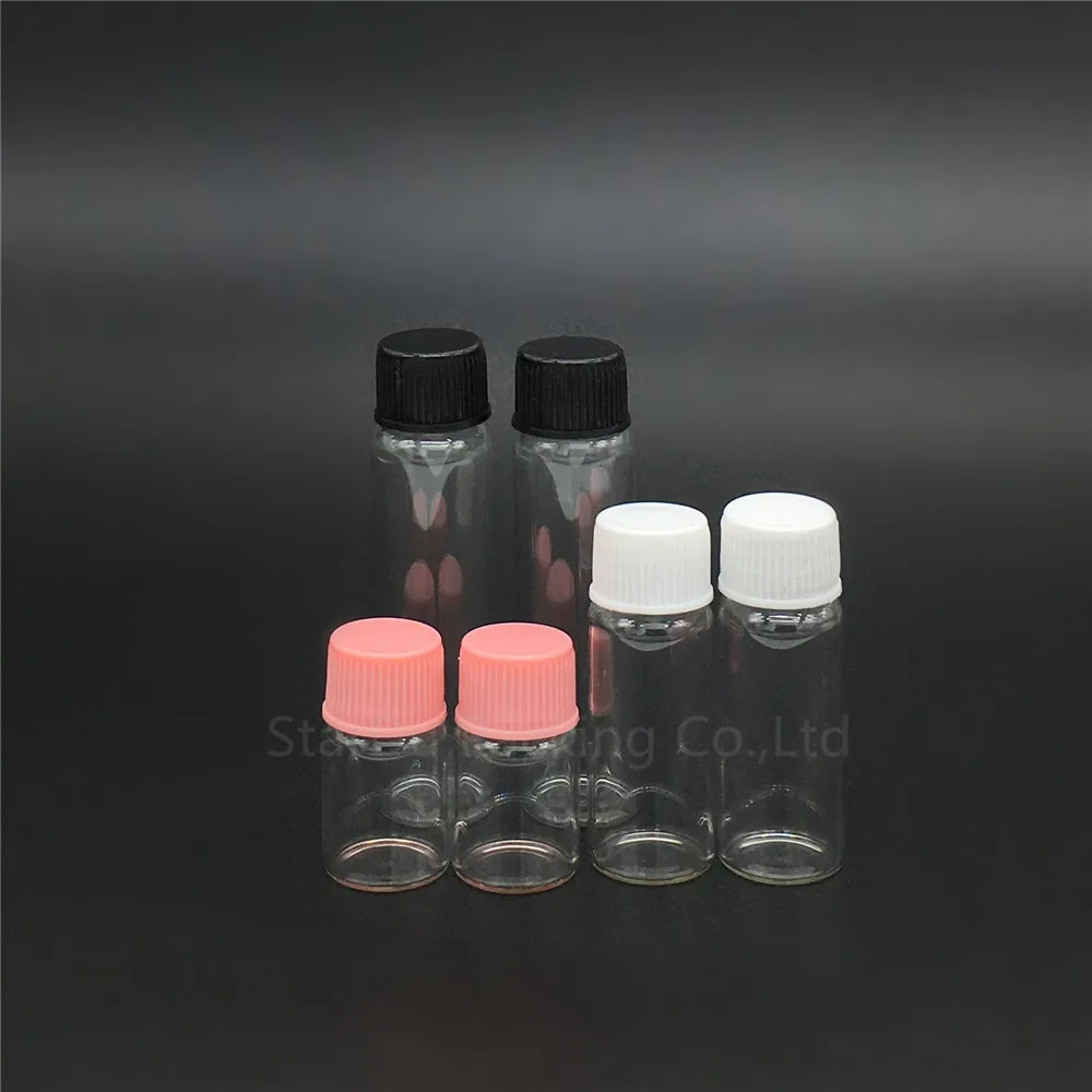 1000pcs/lot Diameter 16mm 2ML 4ML 6ML  Glass Bottle Plastic Cap For Vinegar alcohol, carft/storage Candy Bottles