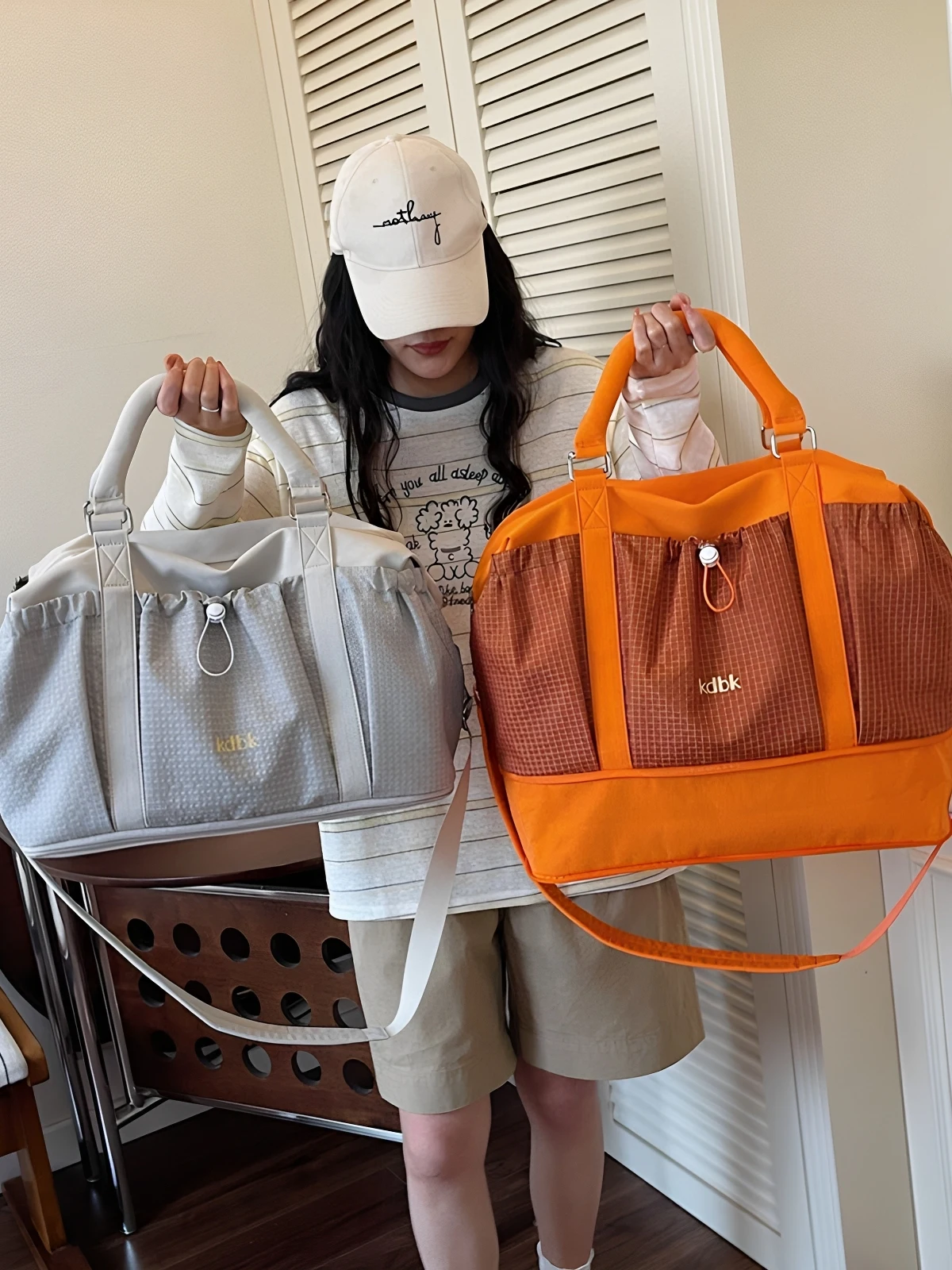 large-capacity-oxford-cloth-travel-bag-fitness-wet-and-dry-separation-luggage-lightweight-set-pull-rod-business-trip-bag