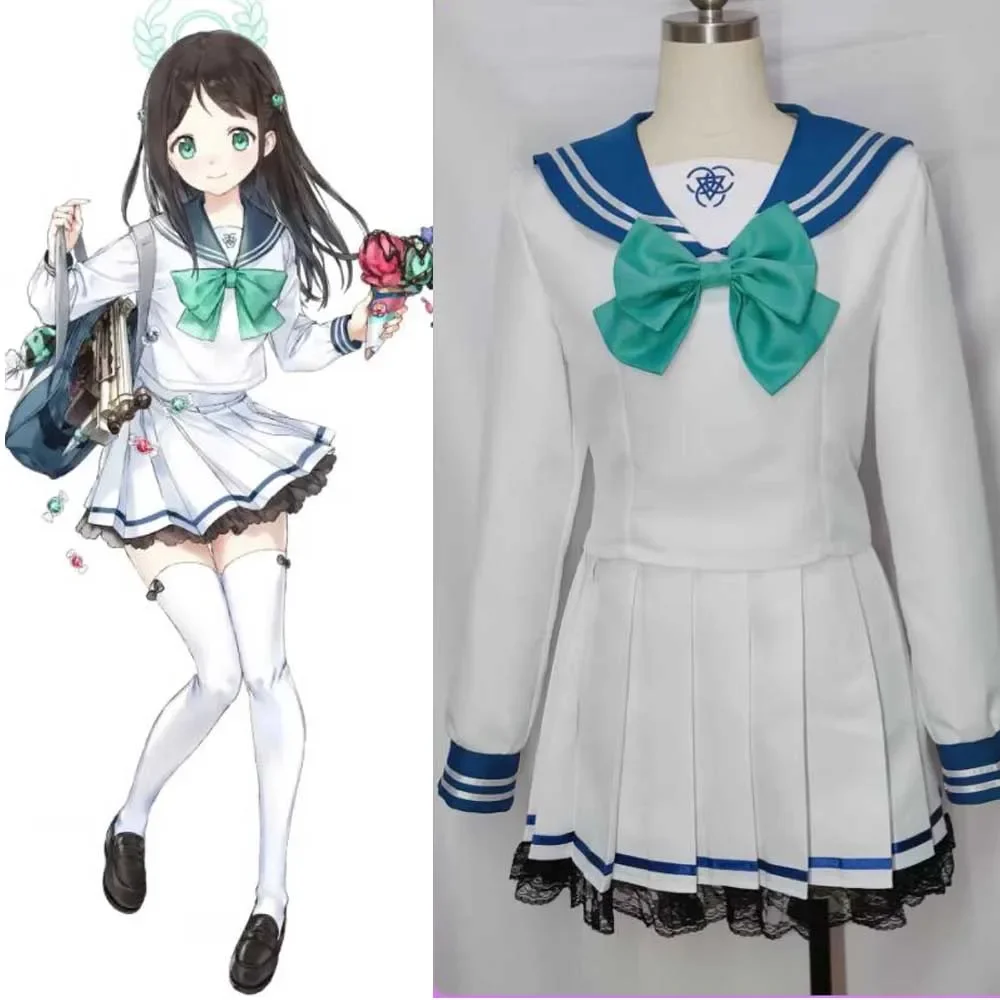 Anime Blue Archive Kurimura Airi Sailor Suit Cosplay Costume  Halloween Party Dress