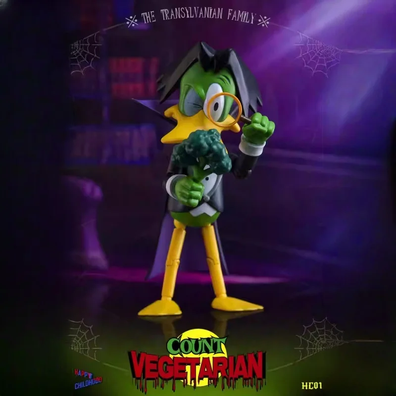 재고 있음 행복한 어린 시절 행복한 어린 시절 채식주의 자 얼 이상한 오리 피규어의 모험 실제 인형 컬렉션 선물