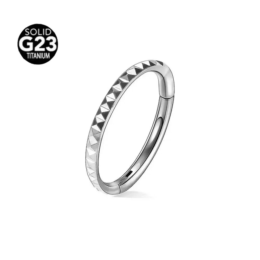 G23 Titanium Moon Septum Nose Ring