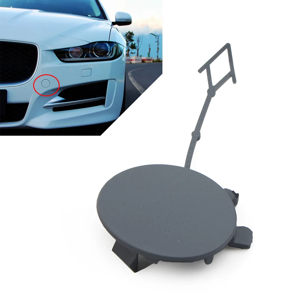 

Unpainted Car Front Bumper Tow Eye Cover For Jaguar XE X760 2015 2016 2017 2018 2019 T4N5863LML