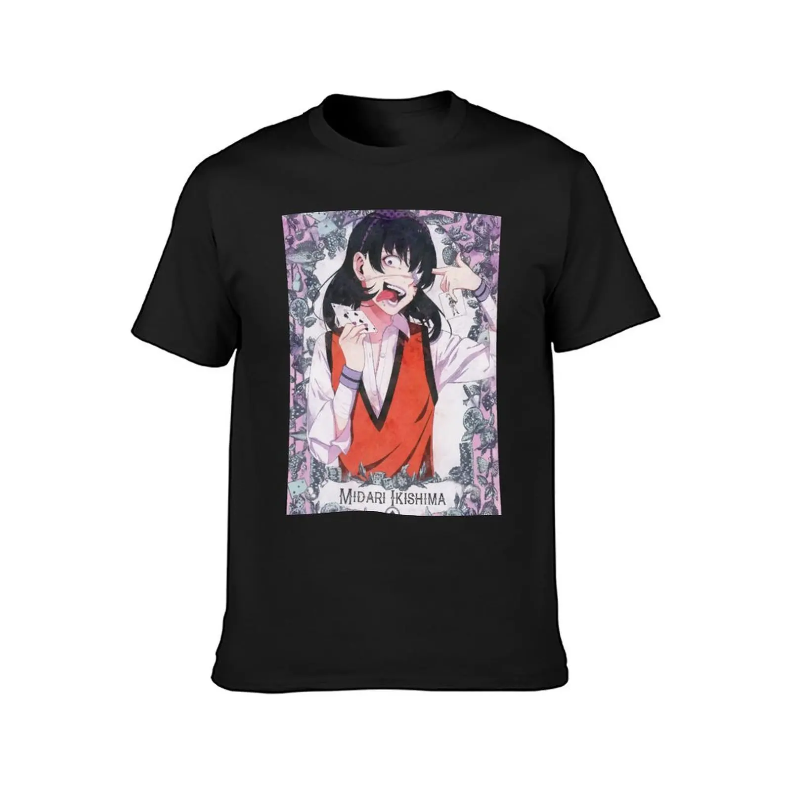 Midari Ikishima T-Shirt quick-drying Aesthetic clothing blacks mens graphic t-shirts anime